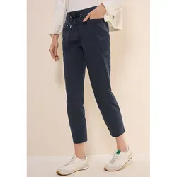 Cecil Hose in Dunkelblau - M/L28 - Jeans mit Regular Waist und Slim fit, ideal für einen lässigen Look, ausgestattet mit praktischen Eingrifftaschen und Gesäßtaschen.