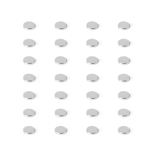 Strong Magnets Neodym Magnet - Rund 4 x 1 mm - 10 Stück - Extra stark, hält bis 163 g - Für Magnettafel, Kühlschrank, Whiteboard, Pinnwand, Büro