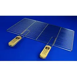 Grillrostprofi Edelstahl Grillrost - rechteckig & rund - Grillzubehör aus hochwertigem Edelstahl, ideal für gleichmäßige Hitzeverteilung und perfekte Grillresultate.