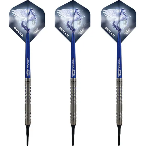 BULL'S NL Soft Darts Blue Pegasus Barrel B 95% Tungsten Softtip Softdart 20g