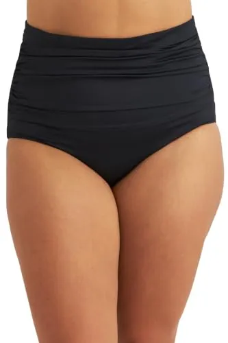 Miss Mary Maya High Waist Bikini Panty Schwarz 44 Damen von Miss Mary of Sweden