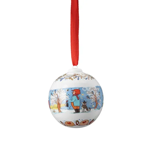 Porzellankugel Weihnachtskugel 2022 von Hutschenreuther