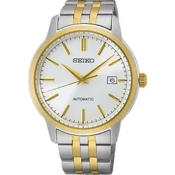Seiko Herren Analog Automatik Uhr SRPH92K1 - Armbanduhren für Herren, mit robustem Edelstahl-Gehäuse und edler Goldauflage für einen eleganten Look.