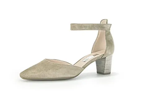 Gabor Damen Riemchen Pumps, Frauen Absatzschuhe,high Heels,Heels,hochhackige Schuhe,stoeckelschuhe,Ausgehschuhe,Abendschuhe,Schilf,40 EU / 6.5 UK