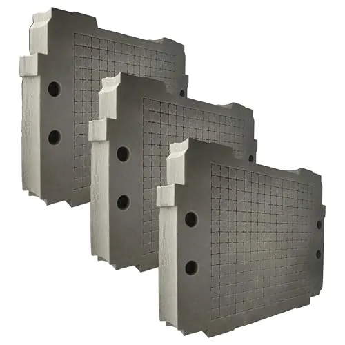 vhbw 3x Schaumstoffeinlage kompatibel mit Makita MAKPAC Werkzeugkoffer