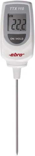 Ebro TTX 110 Einstichthermometer - HACCP-Thermometer mit festem Typ-T Fühler, ideal für präzise Temperaturmessungen in der Lebensmittelbranche von -50 bis 350°C.