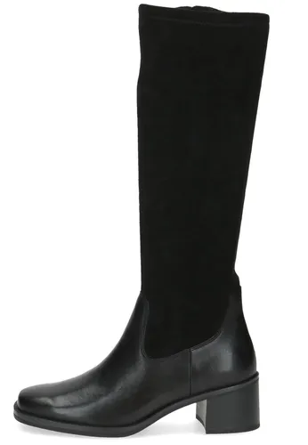 CAPRICE Damen Stiefel aus Leder/Textil - Wanderschuhe in modernem Design mit hochwertigem Materialmix aus Leder und Textil. Der elastische Schaft sorgt für perfekten Sitz, der Reißverschluss ermöglicht schnelles An- und Ausziehen.