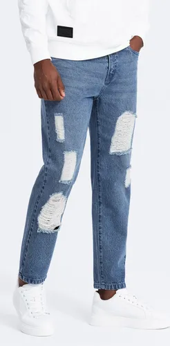 Produktbild Ombre Clothing Herren Denim-Hosen Hamas dunkelblau L