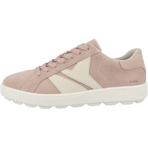 Geox Damen D SPHERICA ECUB-1 B Sneaker, Rose/Papyrus, 39 EU - Modischer Sneaker mit atmungsaktivem Obermaterial, ideal für den Alltag und optimalen Tragekomfort.