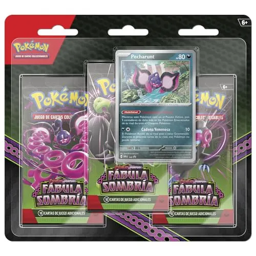 BANDAI PC50588 Pokémon-Sammelkartenspiel: SV6.5, 3er-Packung, Mehrfarbig, Sammelkarten für Anime-Liebhaber, spanische Version