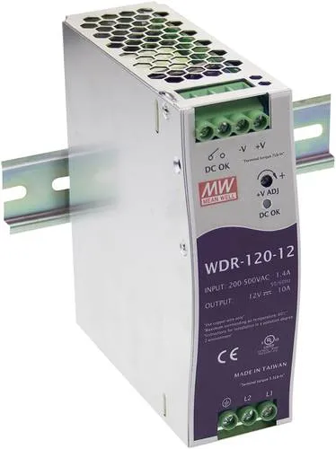 Mean Well MW WDR-120-48 Hutschienen-Netzteil (DIN-Rail) 48 V/DC 2.5A 120W Anzahl Ausgänge:1 x Inhalt 1St.