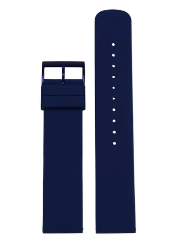 Skagen LB-SKW6508 Wechselarmband - Kautschuk Armband in Blau mit 20 mm Breite, ideal für Herren und Unisex, sorgt für einen sportlichen Look und hohen Tragekomfort.