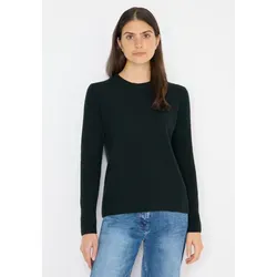 CECIL Pullover mit Strukturdetails in Ink Green von CECIL