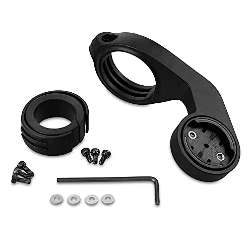 kwmobile Fahrrad Halterung kompatibel mit Bryton Rider - GPS Fahrradhalterung Kunststoff - in Schwarz