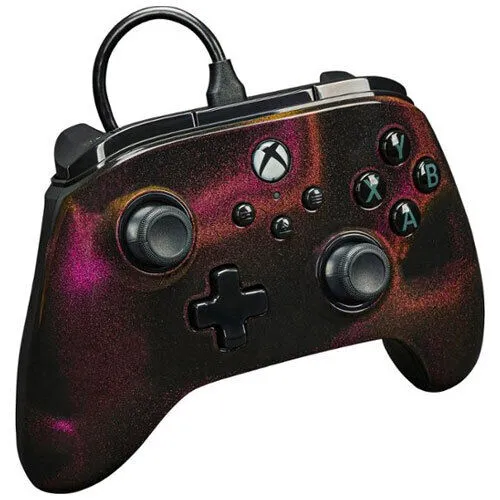 PowerA Controller PWRA XBGP0219-01 für Xbox Series X|S - Kabelgebundener Controller mit 3-Meter-USB-C-Kabel, ergonomischem Design und zwei belegbaren Gaming-Tasten für individuelle Anpassungen in Spielen.