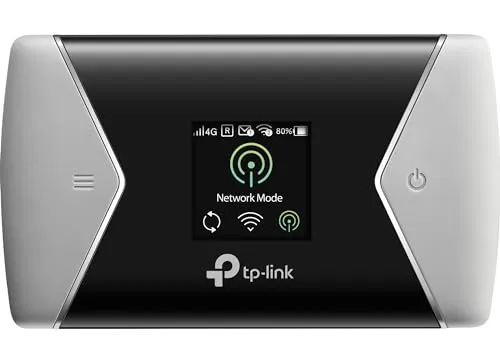 TP-Link M7450 mobiler WLAN Router - 4G LTE bis zu 300 Mbit/s Download, Hotspot für bis zu 32 Geräte, 3000mAh Akku für bis zu 15 Stunden Betrieb