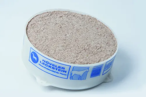 Höveler Leckstein Leckschale Mineralleckschale für Pferde 2 Kg