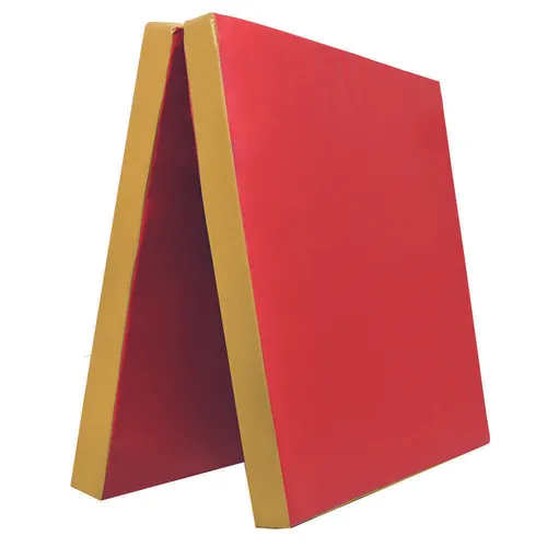 Grevinga® | Klappbare Turnmatte | (RG 22) 200 x 100 x 6cm ROT-GELB | Spielmatte