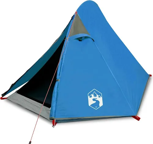 vidaXL Kuppelzelt für 2 Personen, wasserdicht und leicht tragbar - Campingzelt mit abnehmbarem Überzelt und hervorragendem Insektenschutz, ideal für Outdoor-Abenteuer und komfortable Nächte in der Natur.