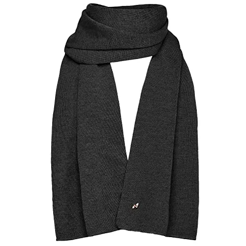 NYTTED® Hochwertiger Merino Schal in grau von NYTTED