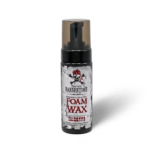 BARBERTIME Foam Wax Schaumfestiger mit Keratin / Starker Halt für Locken 150ml