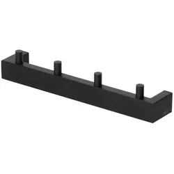 Zack Edelstahl Handtuchhakenleiste LINEA schwarz von ZACK GmbH