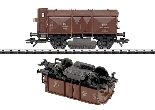 Trix 24050 Schienenreinigungswagen K 15 DB H0 - Schienenreinigungswagen für Spur H0 der Epoche III, ideal zur Pflege und Reinigung Ihrer Modelleisenbahnanlage.