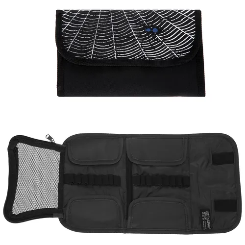 Federmäppchen Jungen XL Elephant Etui Mäppchen Federtasche 11780 Spider Schwarz
