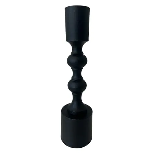 Kerzenständer schwarz für Stabkerzen ca. 16 cm hoch