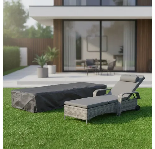 Schutzhülle Abdeckplane für Gartenmöbel - Möbelschutzhüllen, schmutzabweisend und wasserfest, ideal zum Schutz Ihrer Gartenmöbel vor Witterungseinflüssen.