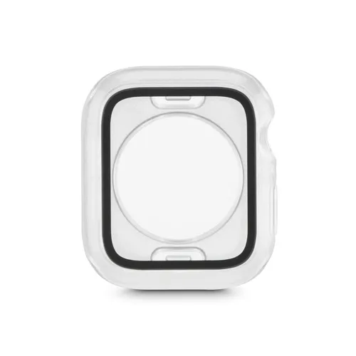 Hama Schutzhülle für Apple Watch 7 8 9 - 45mm, Transparent, 360° Rundumschutz und optimaler Schutz für Sport und Alltag