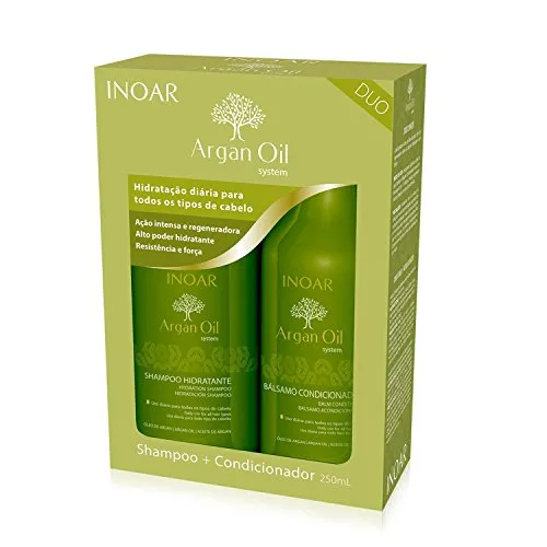 INOAR Argan Oil Shampoo und Nicht Auswaschbar (von the homecare set)