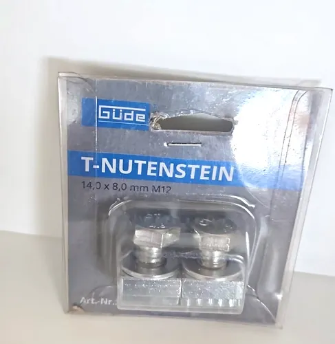 GÜDE T-Nutenstein 14x8 mm M12 für Säulenbohrmaschine GSB 25 / 32 2 Stück