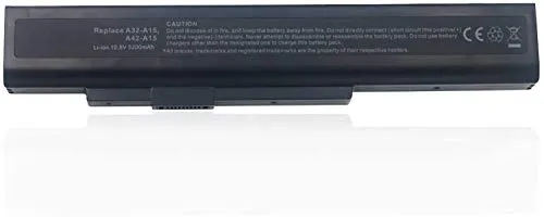 A32-A15 FPCBP343 FMVNBP217 CP569291-XX Laptop Batterie Ersatz für Medion Akoya P6631 P6634 P6635 P6637 P6638 P7621 P7815 P7816 MD97886 MD97889 MD98383 P7817 E6221 E6222 (10.8V 5200mah)