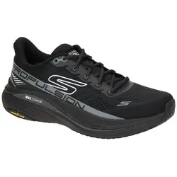 Skechers Max Cushioning Propulsion 220509-BLK Herren Laufschuhe - Schwarze Laufschuhe mit maximaler Dämpfung für optimalen Komfort und Unterstützung bei jedem Schritt. Ideal für alle Jahreszeiten und aktive Männer.