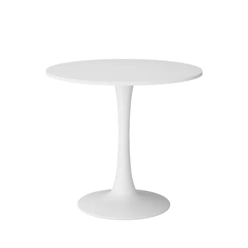 Vicco Esstisch Carl, Weiß, 80 x 80 cm - Esszimmertisch im modernen Design, ideal für gesellige Mahlzeiten. Pflegeleichte Materialien und kompakte Maße machen ihn perfekt für kleine Räume.