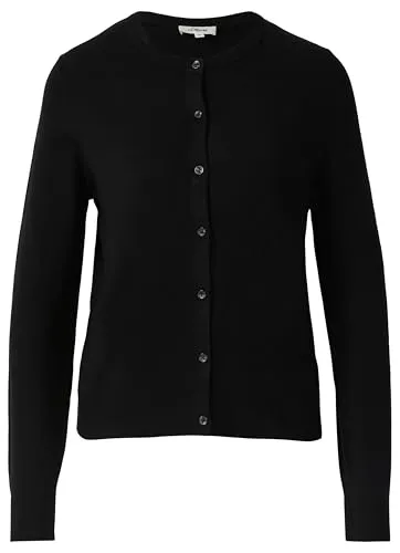 s.Oliver Damen Strickjacke 9999 in Größe 48 - Stylische Strickjacke mit Rundhalsausschnitt und Knopfleiste, ideal für einen lässigen Look. Perfekt für den Alltag und vielseitig kombinierbar.