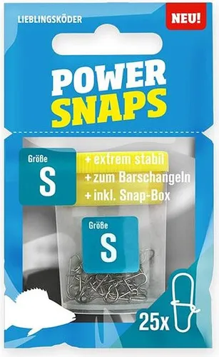 Lieblingsköder Power Snaps Karabiner Einhänger Größe S von Lieblingsköder