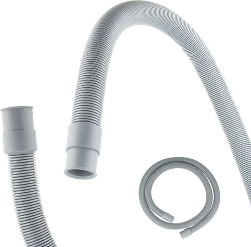 tecuro Spiral Ablaufschlauch 3,00 m x Ø 19/21 mm für Waschmaschine, Spülmaschine