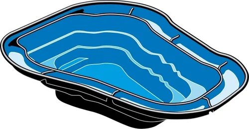 Ubbink Fertigteich Ocean I, 1500 l, Schwarz - Teichbecken mit 15 Jahren Garantie, ideal für Gartenliebhaber, die einen langlebigen Lebensraum für Fische und Pflanzen schaffen wollen.