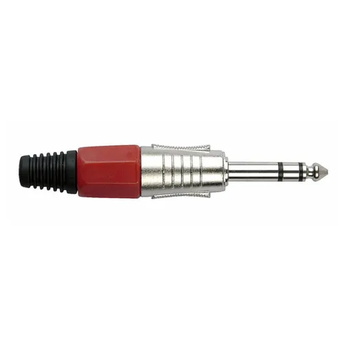 Produktbild DAP-Audio DAP 6.3mm Jackplug stereo, Nickel housing, rot