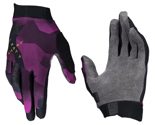 Leatt MTB 1.0 GripR Fahrradhandschuhe Purple | Größe M - Unisex Fahrradhandschuhe in Größe M, lila. Ideal für Radsport, abriebfest und atmungsaktiv für optimalen Komfort und Grip bei jeder Fahrt.