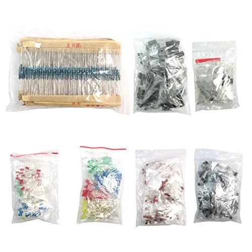 DollaTek Paket für elektronische Komponenten (insgesamt 1390 PCS)