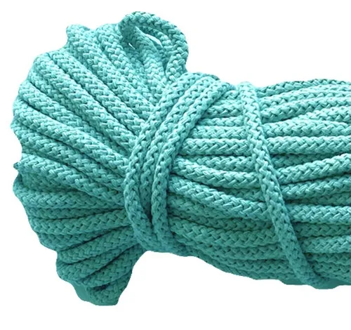 Mississhop Kordel 100 m / Ø 5 mm / Ø 3 mm Baumwollkordel Seil Kordel 100 % Baumwolle