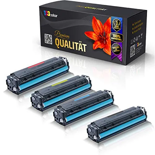 123Color 4x Alternative XXL Toner kompatibel für HP Color HP Laserjet CM1312 CBMFP ColorHP Laserjet CM1512A CM1512H CM1512 NFI CM1512W CP1210 CP1213 CP1214 CP1214N CP1215 CP1216 CP1217 Set