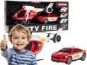 Hubschrauber + Feuerwehrwagen-Set