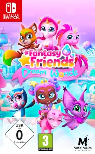 Fantasy Friends Dream Worlds - Switch [EU Version] - Abenteuerliches Spiel für Nintendo Switch, entdecke magische Wesen und erlebe spannende Erkundungen in traumhaften Welten!