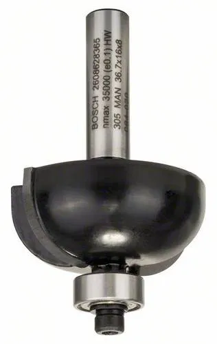 Bosch Accessories 2608628365 Hohlkehlfräser Hartmetall Länge 58mm Produktabmessung, Ø 36.7mm Schaftdurchmesser 8mm