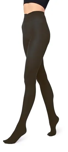 Merry Style Bunte Damen Strumpfhose Microfaser 40 DEN (Schwarz, 5 (44-48))