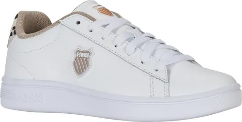 K-SWISS Court Shield II Damen Sneaker - Sneaker mit klassischem 5-Streifen Design, hoher Komfort und stilvollem Look – ideal für Alltag und Freizeit.